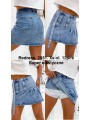 Spódnica krótka jeansowa damska , size XS-XL, paczka 12szt,