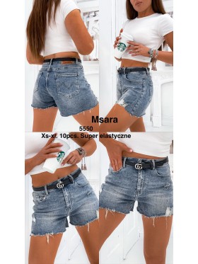 Spodenki jeansowe damskie M'sara, size XS-XL, paczka 10szt,