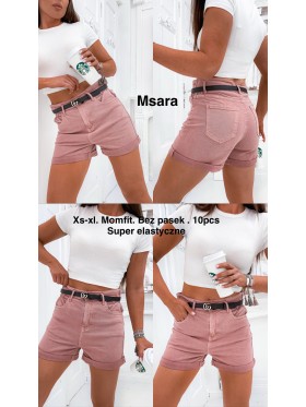 Spodenki jeansowe damskie M'sara, size XS-XL, paczka 10szt,