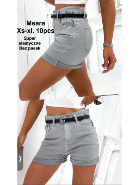 Spodenki jeansowe damskie M'sara, size XS-XL, paczka 10szt,