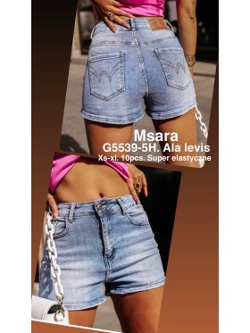 Spodenki jeansowe damskie M'sara, size XS-XL, paczka 10szt,