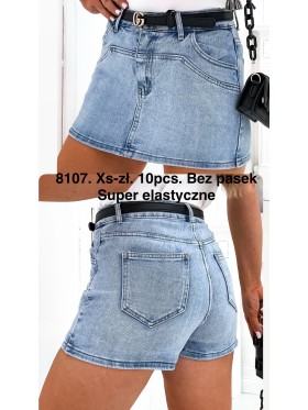 Spódnica krótka jeansowa damska , size XS-XL, paczka 10szt,