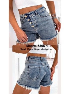 Spodenki jeansowe damskie M'sara, size XS-XL, paczka 10szt,