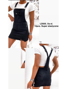 Spódnica krótka jeansowa damska , size XS-XL, paczka 10szt,