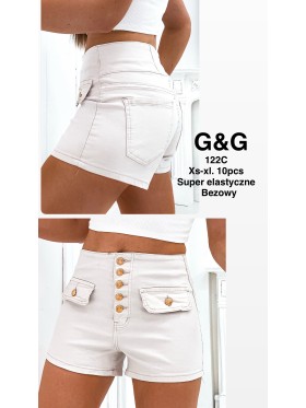 Spodenki jeansowe damskie , size XS-XL, paczka 10szt,