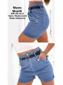 Spodenki jeansowe damskie M'sara, size XS-XL, paczka 12szt,