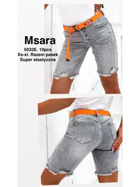 Spodenki jeansowe damskie M'sara, size XS-XL, paczka 10szt,