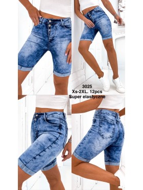 Spodenki jeansowe damskie , size XS-XL, paczka 12szt,