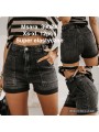 Spodenki jeansowe damskie M'sara, size XS-XL, paczka 12szt,