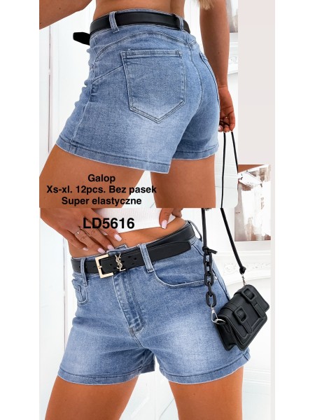 Spodenki jeansowe damskie , size XS-XL, paczka 12szt,