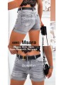 Spodenki jeansowe damskie M'sara, size 30-38, paczka 10szt,