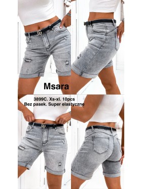 Spodenki jeansowe damskie M'sara, size XS-XL, paczka 10szt,