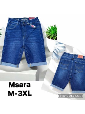 Spodenki jeansowe damskie M'sara , size M-3xl, paczka 12szt,