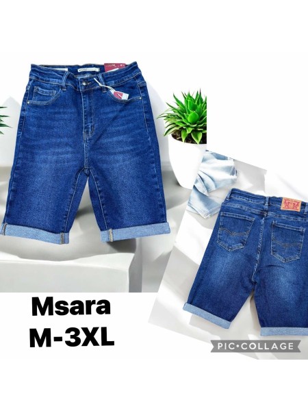 Spodenki jeansowe damskie M'sara , size M-3xl, paczka 12szt,