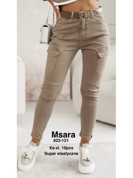 Jeansy damskie M'sara , size xs-xl, paczka 10szt,