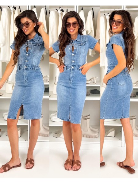 Sukienki jeansowe damskie , size 2-6XL, paczka 10szt,