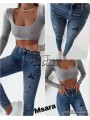Jeansy damskie M'sara , size xs-xl, paczka 10szt,