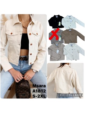 Kurtki Jeansowe damskie M'sara , size s-2xl, paczka 10szt,1 kolor