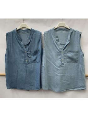 Bluzki damskie Włoskie , size uni, paczka 6szt,mix kolor