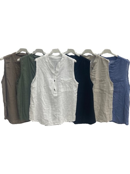 Bluzki damskie Włoskie , size uni, paczka 6szt,mix kolor