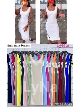 Sukienki damskie wloskie, size uni, paczka 6szt, mix kolor