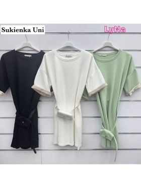 Sukienki damskie wloskie, size uni, paczka 6szt, mix kolor