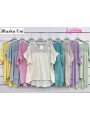 Bluzki damskie wloskie, size uni, paczka 6szt, mix kolor