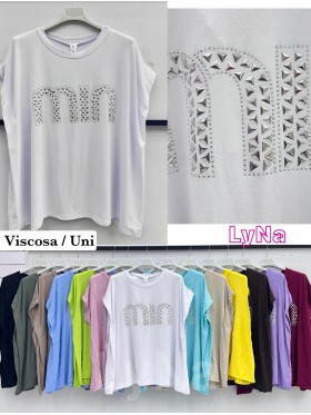 Bluzki damskie wloskie, size uni, paczka 6szt, mix kolor