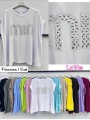 Bluzki damskie wloskie, size uni, paczka 6szt, mix kolor