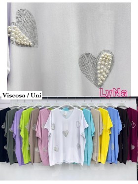 Bluzki damskie wloskie, size uni, paczka 6szt, mix kolor