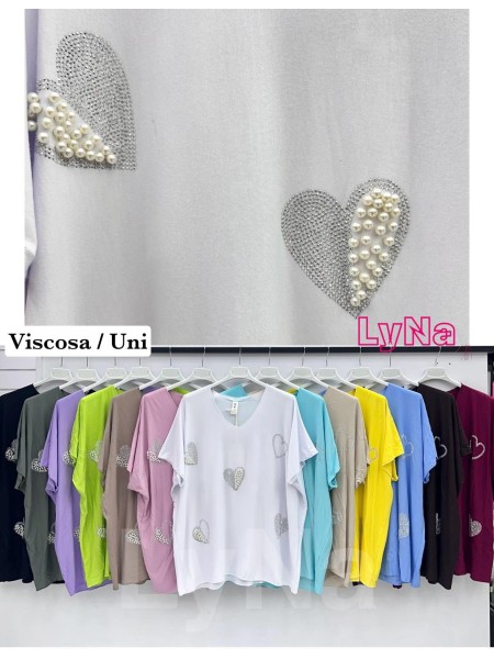 Bluzki damskie wloskie, size uni, paczka 6szt, mix kolor