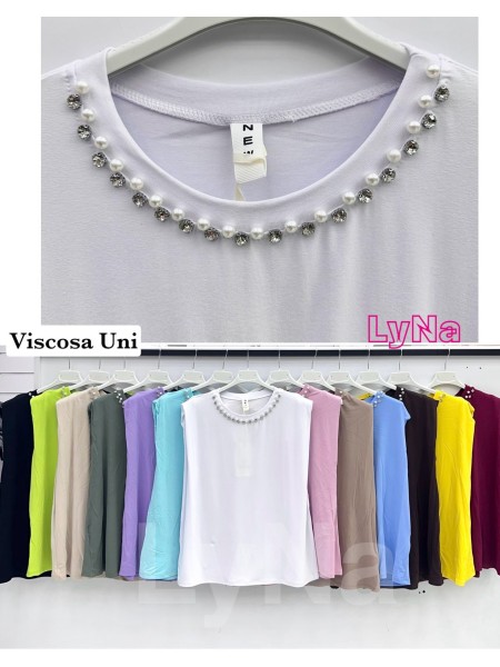 Bluzki damskie wloskie, size uni, paczka 6szt, mix kolor