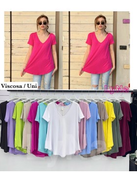 Bluzki damskie wloskie, size uni, paczka 6szt, mix kolor