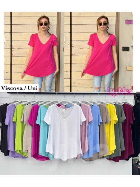 Bluzki damskie wloskie, size uni, paczka 6szt, mix kolor