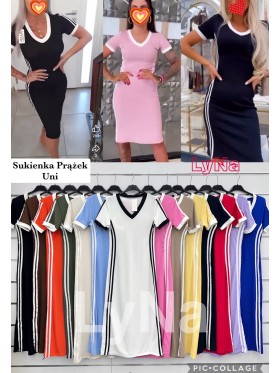 Sukienki damskie wloskie, size uni, paczka 6szt, mix kolor