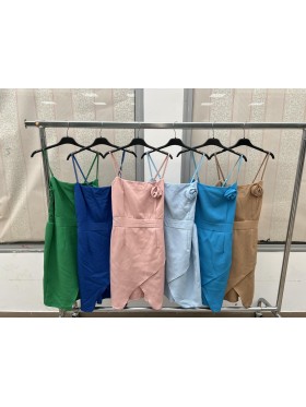 Sukienki damskie wloskie, size uni, paczka 6szt, mix kolor