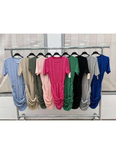 Sukienki damskie wloskie, size uni, paczka 6szt, mix kolor