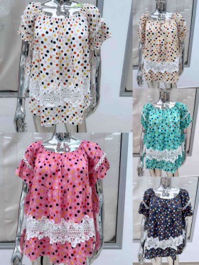 Sukienki damskie wloskie, size uni, paczka 6szt, mix kolor