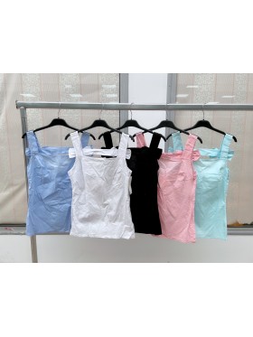 Bluzki damskie wloskie, size uni, paczka 6szt, mix kolor