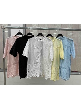 Bluzki damskie wloskie, size uni, paczka 6szt, mix kolor
