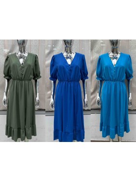 Sukienki damskie wloskie, size uni, paczka 6szt, mix kolor