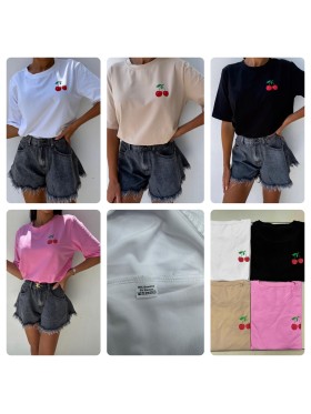 Bluzki damskie polskie , size uni, paczka 4szt, mix kolor