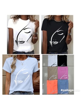 Bluzki damskie polskie , size uni, paczka 4szt, mix kolor