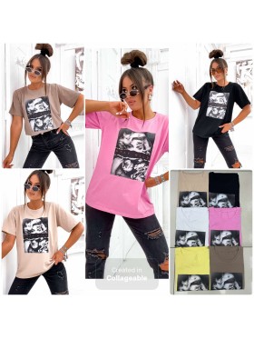 Bluzki damskie polskie , size uni, paczka 4szt, mix kolor
