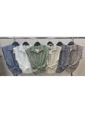 Koszule damskie wloskie, size uni, paczka 6szt, mix kolor