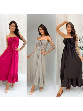Sukienki damskie wloskie, size uni, paczka 6szt, mix kolor