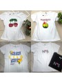Bluzki  damskie wloskie, size uni, paczka 6szt, mix kolor