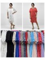 Sukienki damskie wloskie, size uni, paczka 6szt, mix kolor