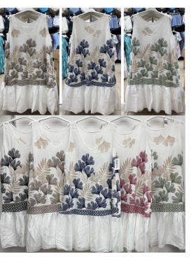 Sukienki damskie wloskie, size uni, paczka 6szt, mix kolor