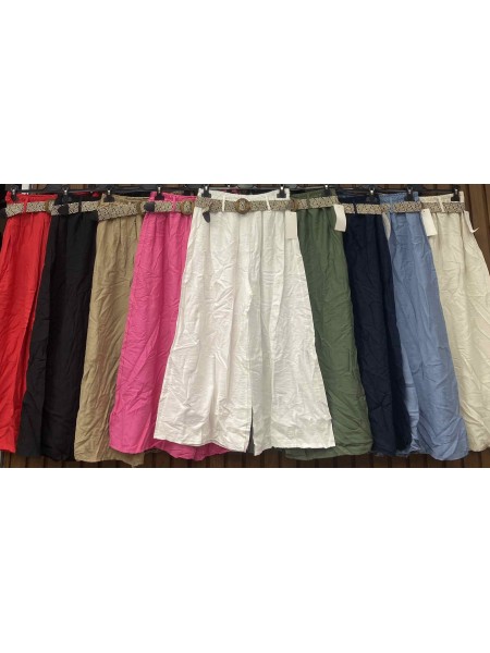 Spodnie damskie wloskie, size uni, paczka 6szt, mix kolor